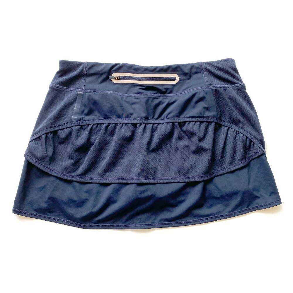 Athleta Momentum Tennis Pickleball Skort 14” Navy Size M - Picture 2 of 15